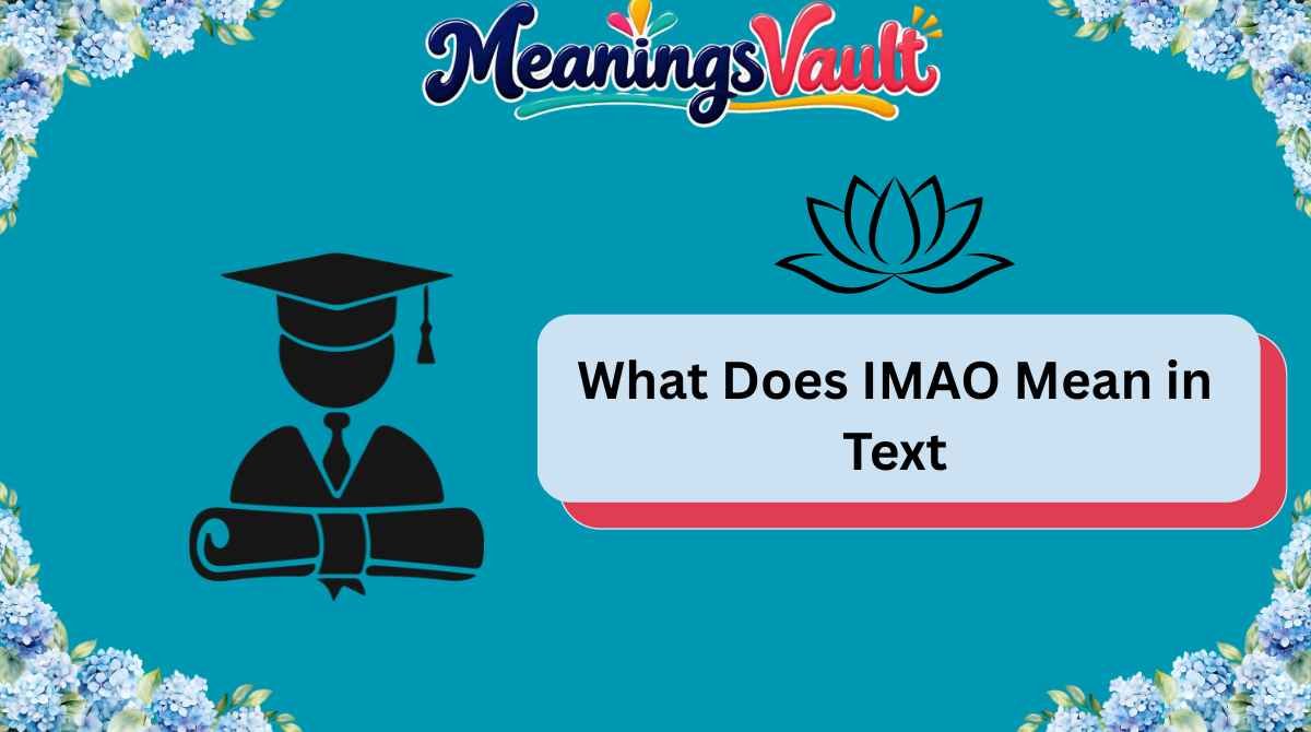 What Does IMAO Mean in Text