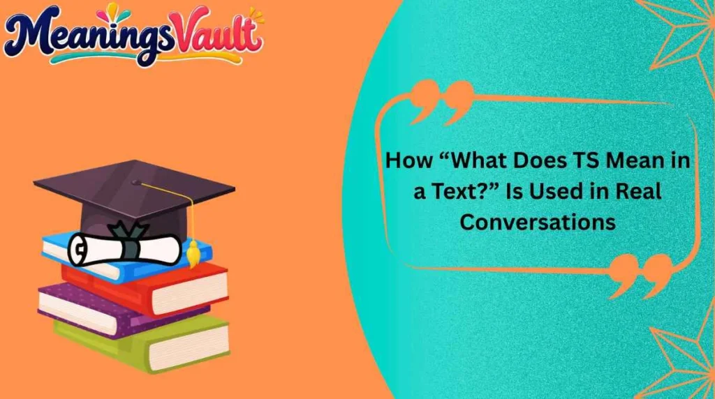 How “What Does TS Mean in a Text?” Is Used in Real Conversations